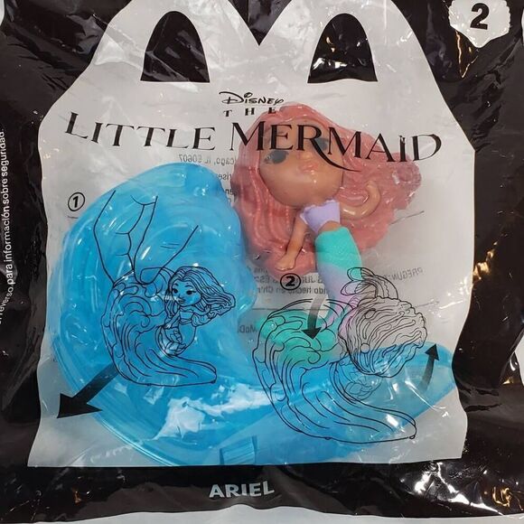 Disney Little Mermaid Arial Action Figure - McDonald's Happy Meal toy - Picture 2 of 3